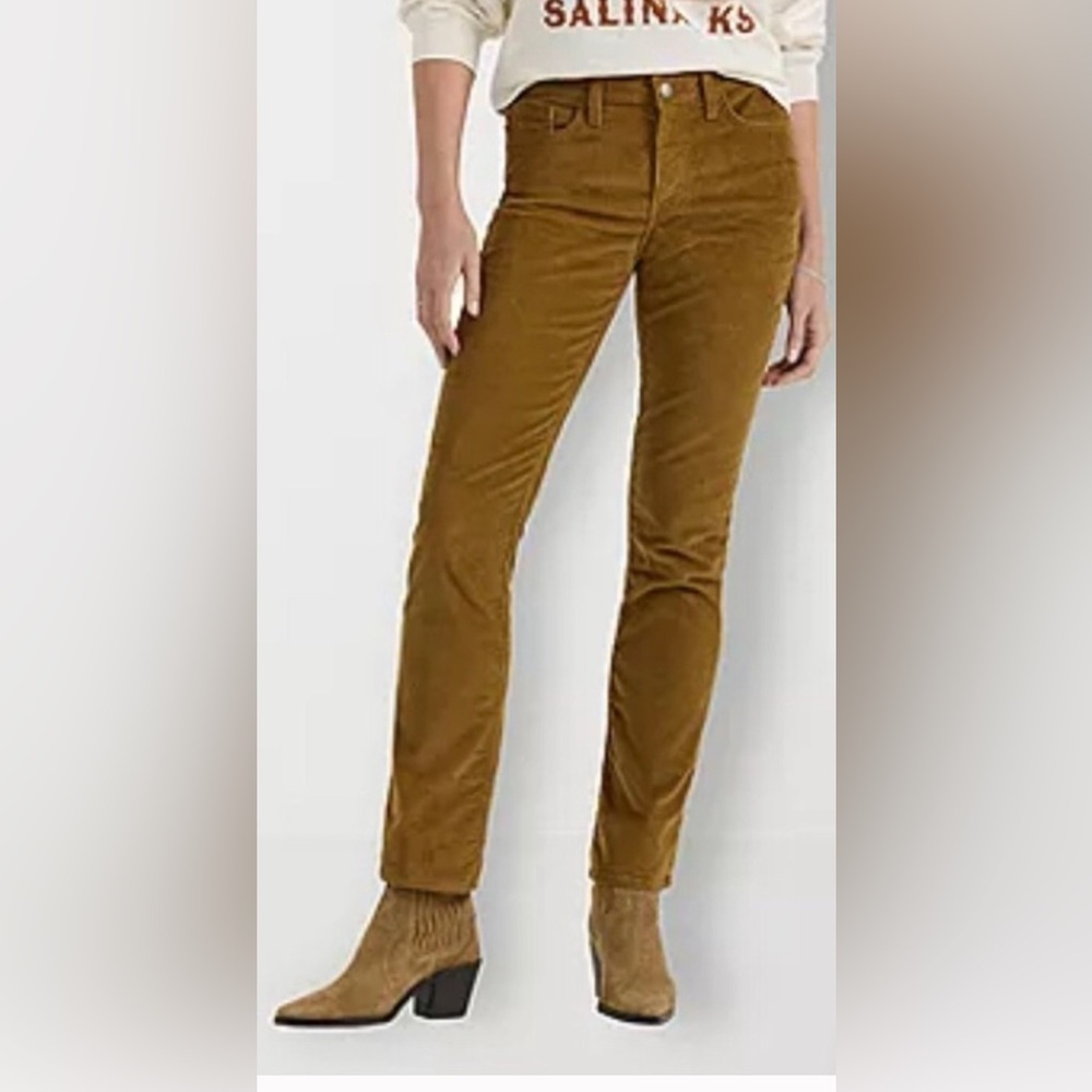 NWT Lee Women's Legendary Straight Leg corduroy jeans in hazelnut -18
